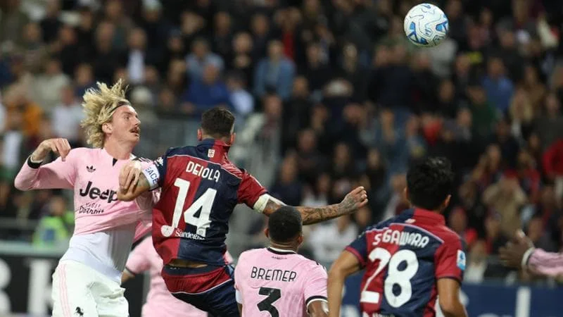 Cagliari-Juventus 1-1: Maldini ancora implacabile, Mina domina la partita