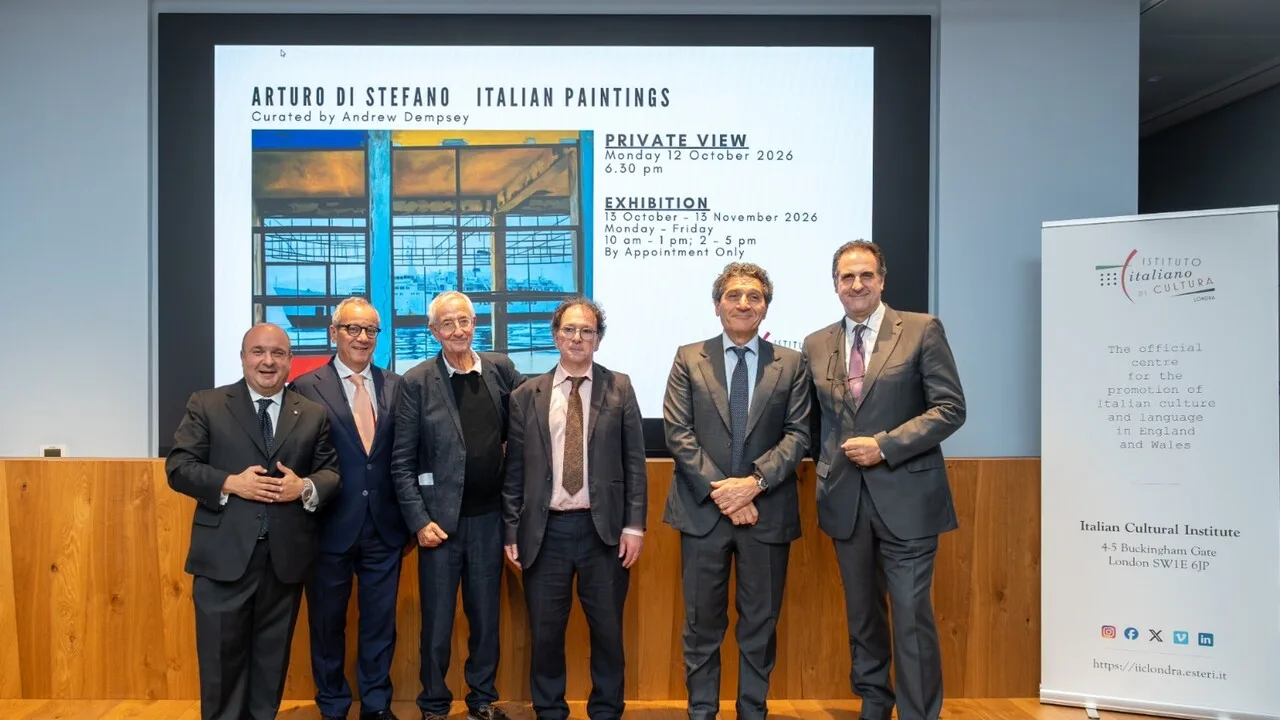 Arturo Di Stefano, i luoghi dell'Italia in mostra a Londra