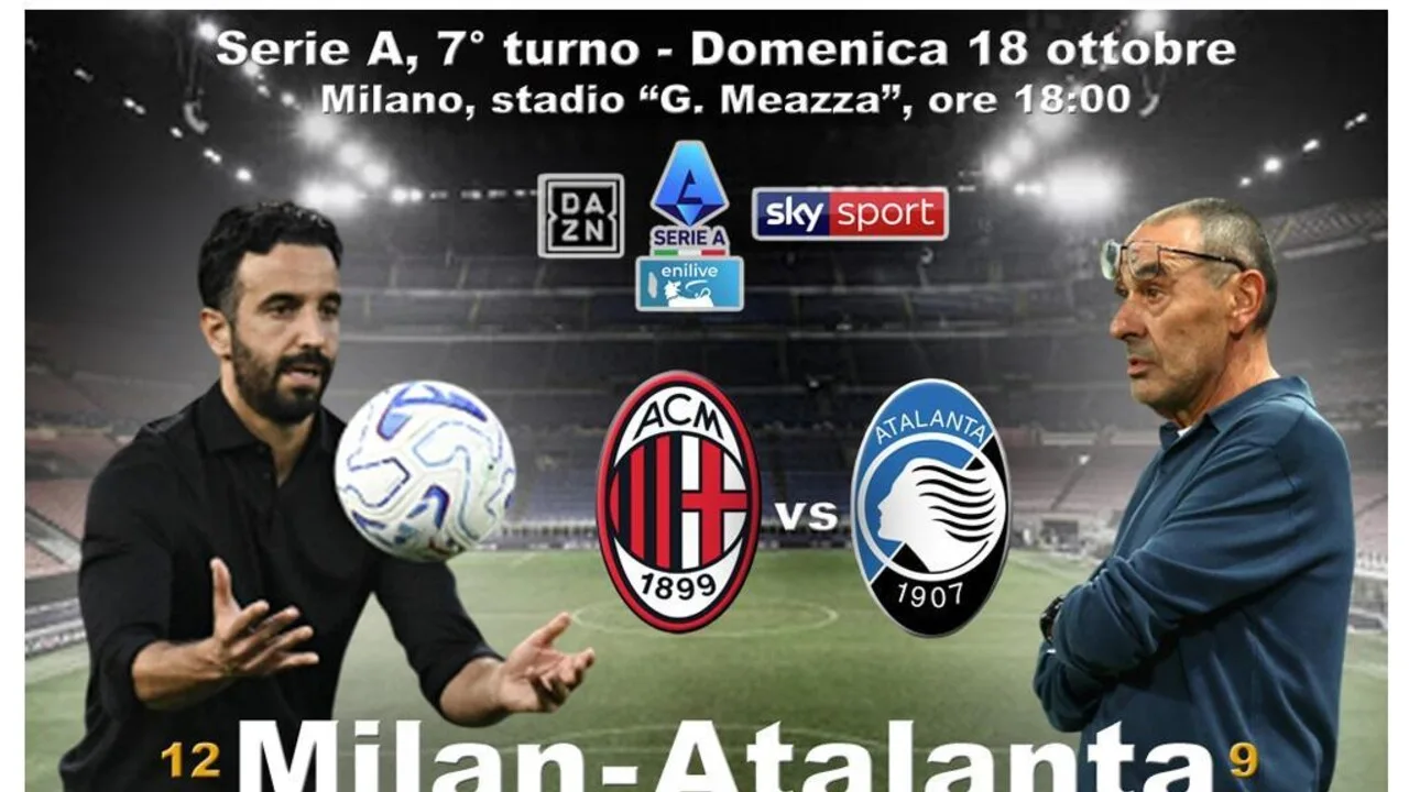 Milan‑Atalanta: derby lombardo in campo domenica alle 18 al San Siro