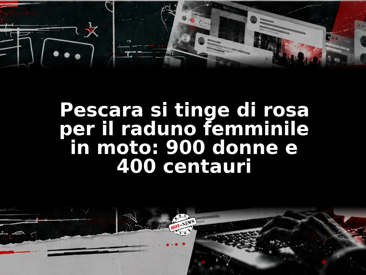 Pescara si tinge di rosa per il raduno femminile in moto: 900 donne e 400 centauri