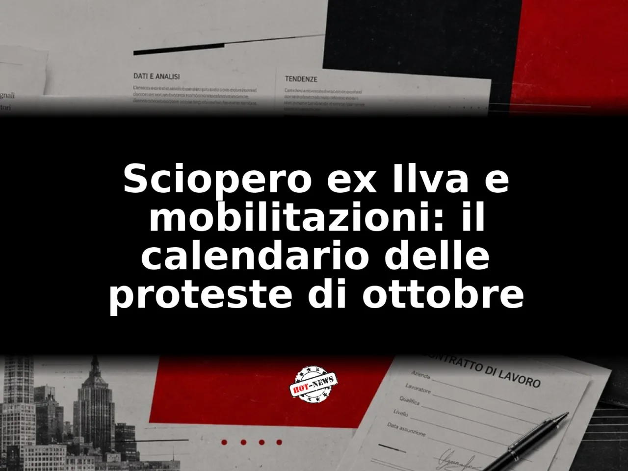 Sciopero ex Ilva e mobilitazioni: il calendario delle proteste di ottobre