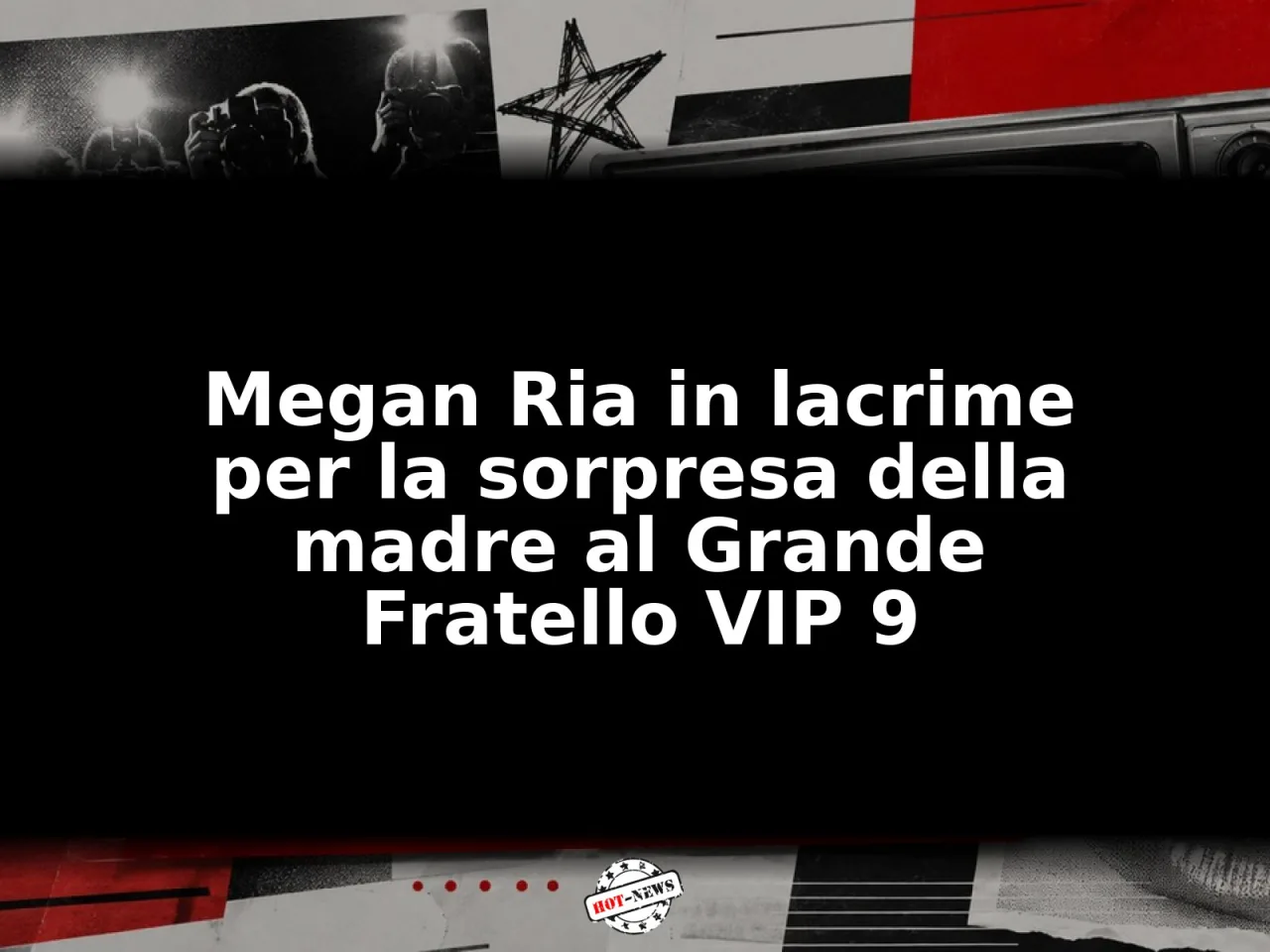 Megan Ria in lacrime per la sorpresa della madre al Grande Fratello VIP 9