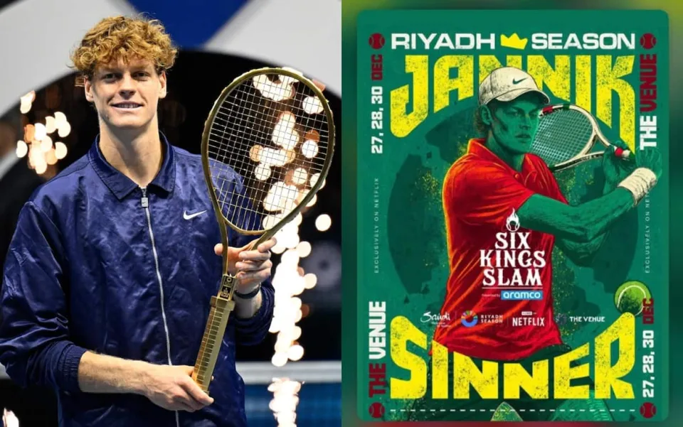 Sinner torna al Six Kings Slam 2026: l’indizio social e la data spostata a dicembre