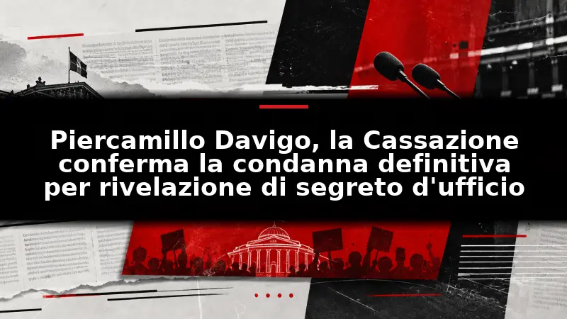 Piercamillo Davigo, la Cassazione conferma la condanna definitiva per rivelazione di segreto d'ufficio